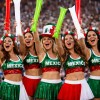Peluca Con Bandera México Fanático Accesorios Mundial 2026