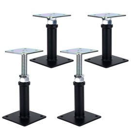 4-Pack Adjustment Floor Jack Post Floor Jack Lift Supports 6-9 Inch Adjustable House Jack,Adjust Supports,Lift Supports,Mini Screw Jack, Floor Straightener,Level Supports