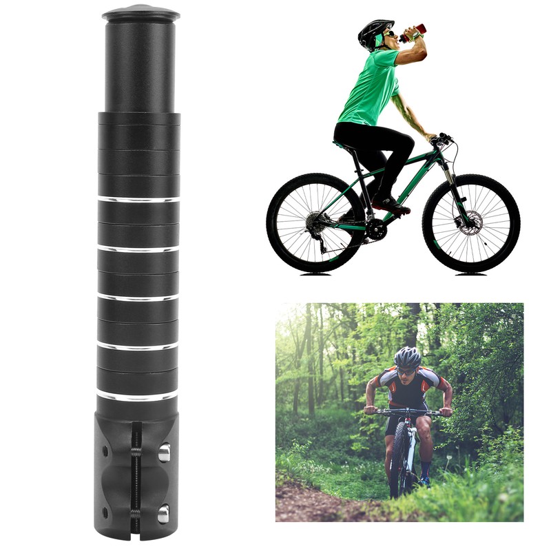LUNJE Bike Handlebar Riser Head Up Adapter Fork Stem Extender
