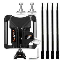 Clic 2 Go Elite Flex - Right - Quick Attach with Auto-Locking - Fits Popular Brands - Drill, Tape Measure, Nailer Holder - Great Gift for DIYers