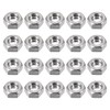 sourcingmap 3/16 inch-24 Hex Nut Stainless Steel Fastener 20pcs for
