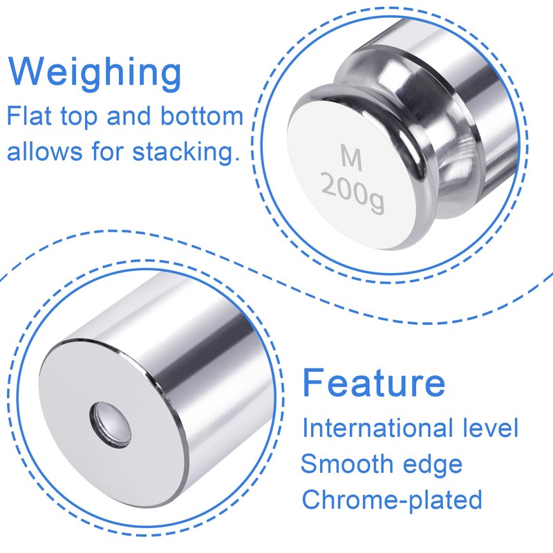 QP Calibration Weights, 200 Gram OIML Class M1 High Precision