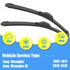 Gavimnal® 15"+15" Silicone Wiper Blades Replacement For 2007 2008 2009
