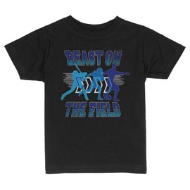 Beast On The Field Toddler Kids T-Shirt 2T Heather Grey