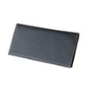 FRUH Long Wallet, Thin, Lightweight, Cowhide Wallet, Men's: Wallet-ga-3581986 (Black)