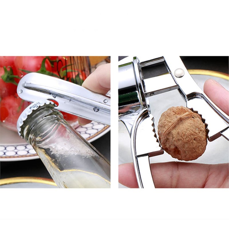 Garlic Press，Knoblauchpresse Edelstahl，für Frischen Knoblauch/Ingwer/Nuss.