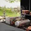 BBQ Net Tube - 2 Pack Rolling BBQ Basket, Quadratisches