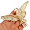Toddmomy Eagle Flag Pole Finial Eagle Topper Flagpole Golden Head