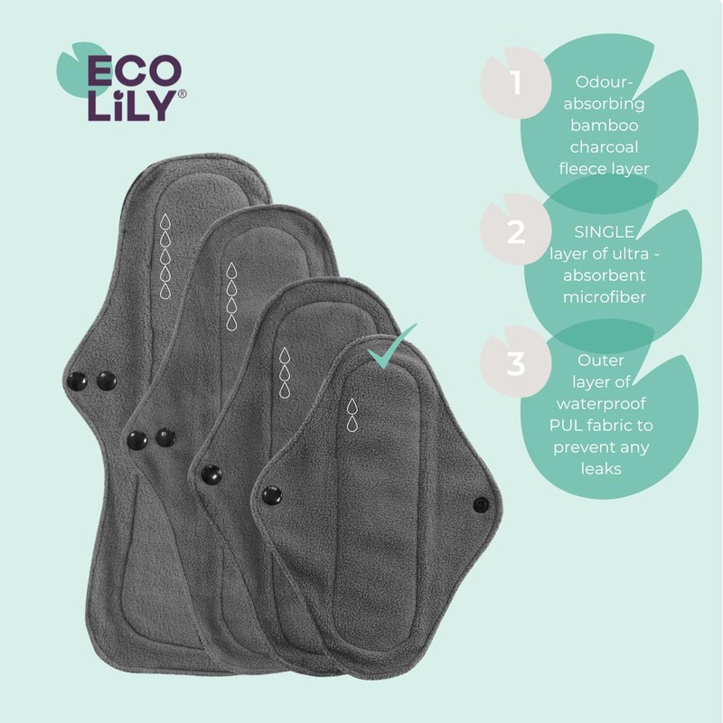 Eco Lily® Reusable Sanitary Pads - Sanitary Towels - Period