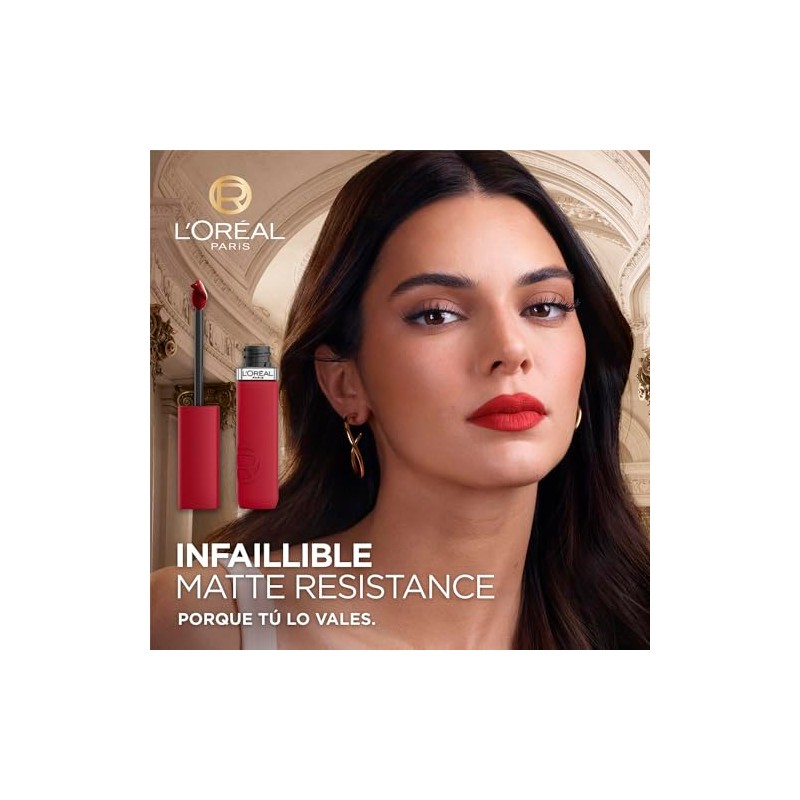 L'Oréal Paris Infallible Matte Resistance Labial Líquido Mate 16hr con