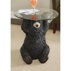 Powell Furniture Barney Bear, Dark Brown Accent Table