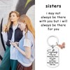 Sister Gifts from Sisters Keychain for Women Sister Birthday Gifts