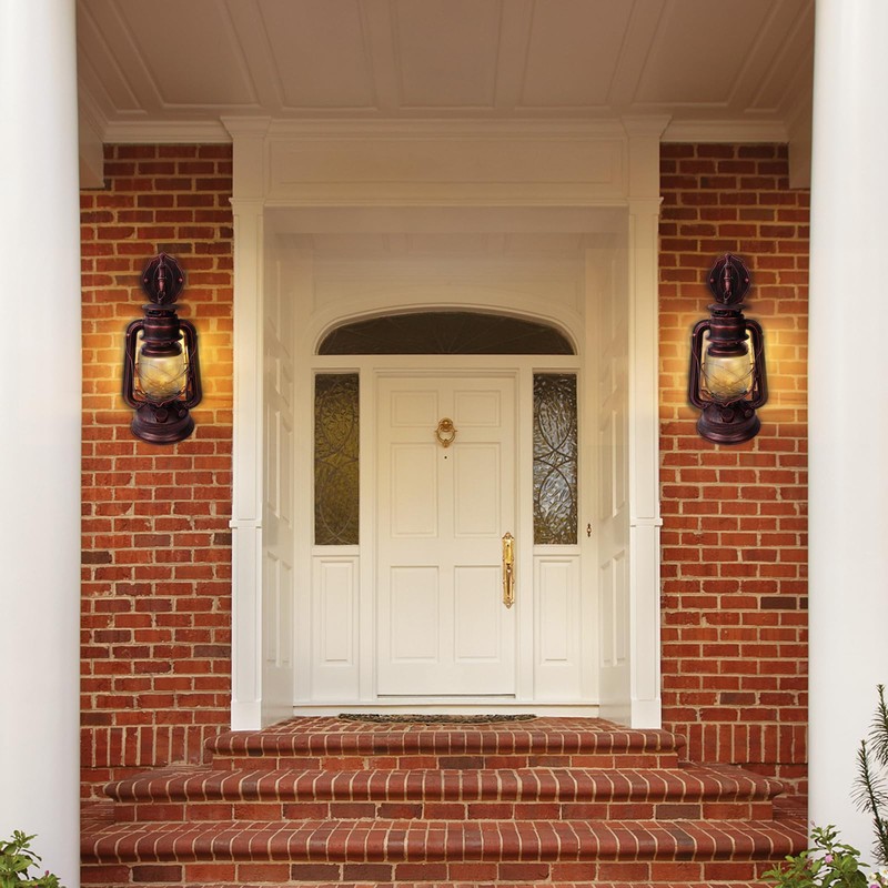 Outdoor Wall Lights, Rustic Wall Sconces, Porch Light with E26