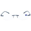 I Need You Light G67000 Plastic Rimless Glasses with Case,