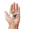 2 Pack Flange Rod Holder, Closet Rod Bracket End Supports