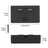 Linkstyle RV USB Outlet, Dual USB A Charging Socket Panel