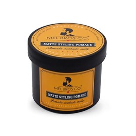 Mel Bros Matte Styling Pomade Pomada Acabado Mate Extra Fijación Apariencia Brillo Matiza Cabello Moldea Estilo 118