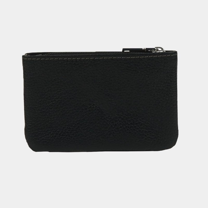 e-mono Genuine Leather Men's Coin Purse, Coin Case, Aori Shaped,
