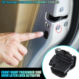 uxcell No.13516685 Front Right Passenger Side Door Latch Lock Actuator Assembly for Chevy Silverado 1500 2014-2021 for Chevy Suburban 2015-2020