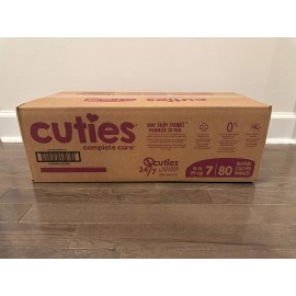 Cuties Case of Cuties Premium Baby Diapers Size 7 (80 Diapers Per Case)