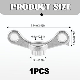 Noenaeni Bike Crank Removal Tool,1PCS Premium Crank Extractor,Compatible with Shimano Hollowtech II,Silver Durable Spanner for Easy Cranks Arm Removal & Installation for a Wide Range of Bicycles