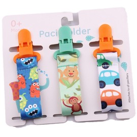 VictorFit Clip Universal de Chupete para Niños y Niñas 3 pack; Tamaño Perfecto para Cualquier Chupón Con o Sin Anillo y Juguetes para Morder; Regalo Ideal Shower T2