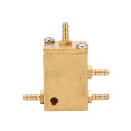 ZJchao Válvula de Agua de Metal, a Prueba de Herrumbre Quadrate 4 Conexiones Regulador de Presión de Agua Accesorios para Unidad de Sillón Válvula de Palanca de Fuente de Agua