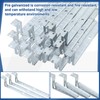 Landhoow 100 Pcs Stud Mounting Cable Support Metal Stud Support