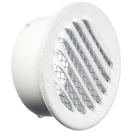 LOMANCO CV1BW 6PK 1" WHT Circle Vent