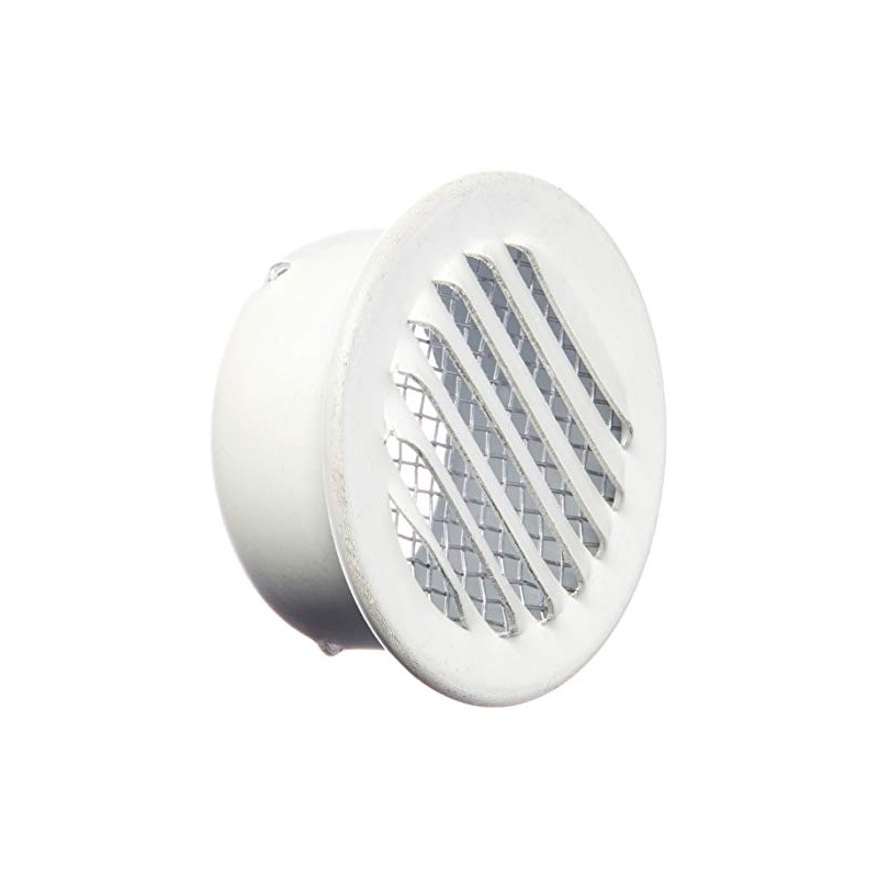 LOMANCO CV1BW 6PK 1" WHT Circle Vent