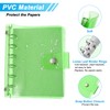 PATIKIL A7 Clear Binder Cover, Soft PVC Bling Loose Leaf