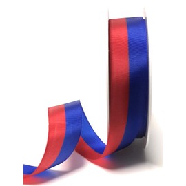 National Ribbon 25 m x 25 mm Red/Blue