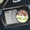ECOIOU Non Slip Food Serving Tray with Handles, 2-Pack Rectangle