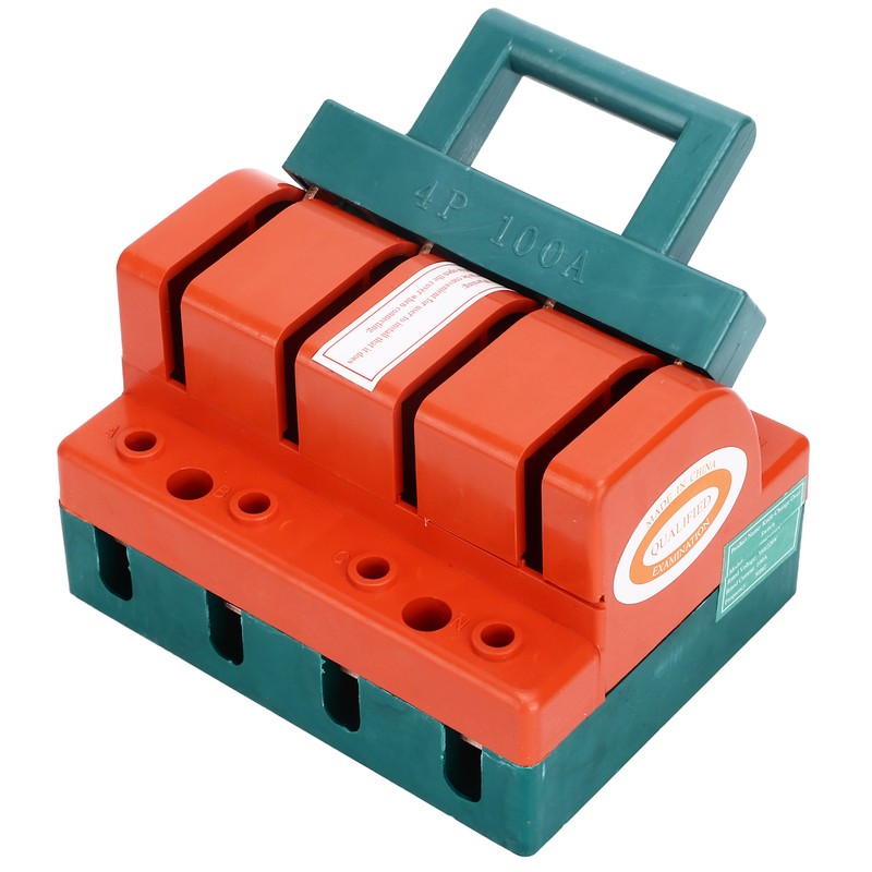 Knife Safety Switch 4P Single Throw 100A AC 380V Terminal
