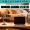 Reloj De Pared Digital Con Termómetro, Alarmas Y Calendario