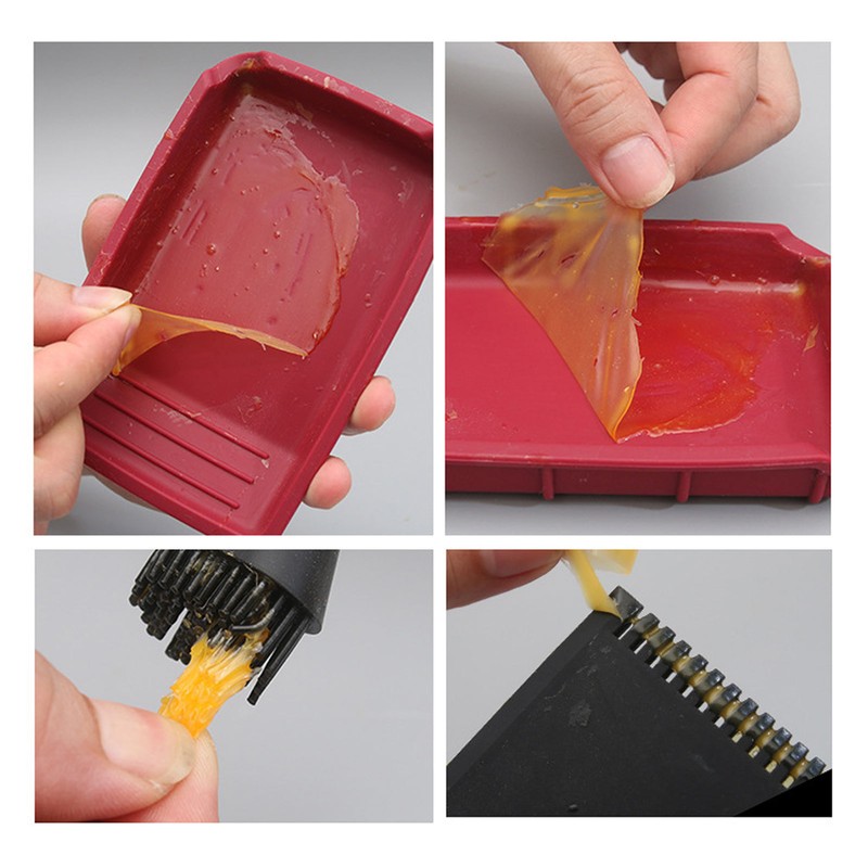 Complete Silicone Glue Kit Wood Glue Up Brushes Tray Comb