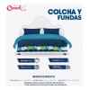 Colchas Concord Colcha Individual Poliester C/funda Stitch Azul Concord