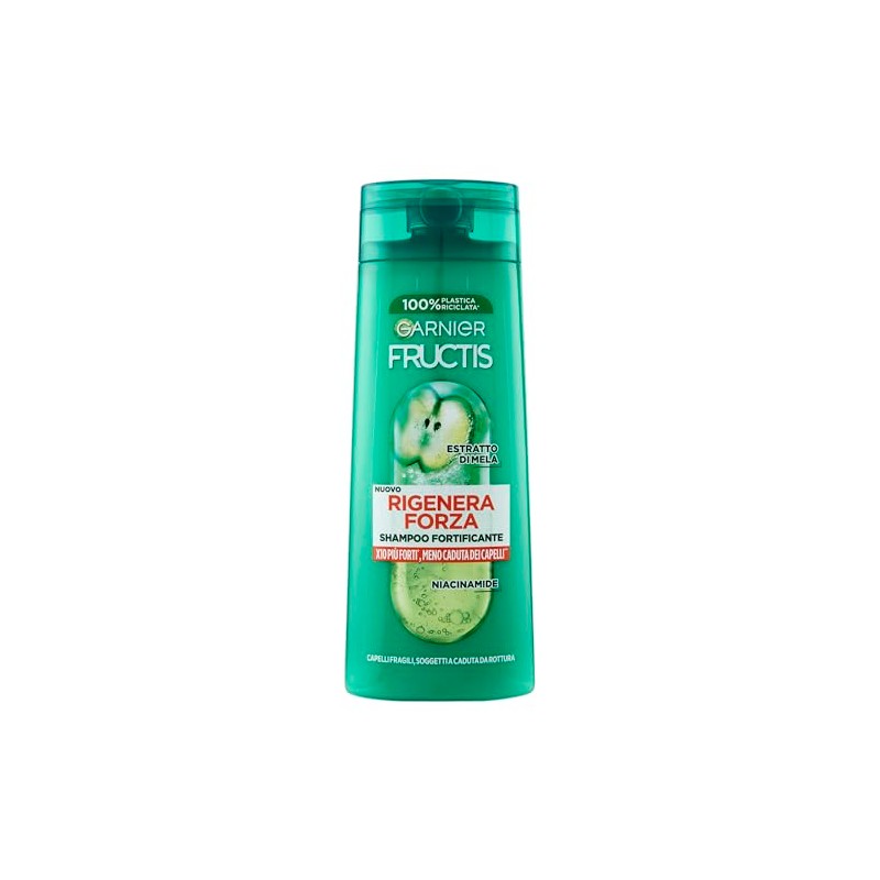 Garnier Fructis Strengthening Shampoo for Brittle Hair, Shatterproof, Strengthening Effect,