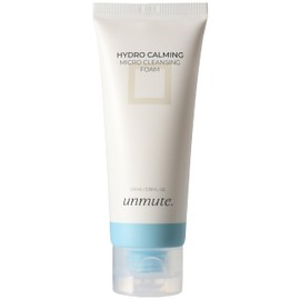 UNMUTE Hydro Calming Micro Cleansing Foam 100ml (3.38 fl oz) – Gentle Face Cleanser with LHA & Plant-Derived Ingredients | Deep Cleansing, Hydrating & Skin-Soothing Formula