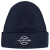 New York 3D Embroidery Classic Cuffed Knit Hat Beanie Toque