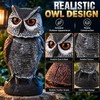 Owl Decoy for Outdoor Bird Deterrence – Shake-Head Plastic Owl