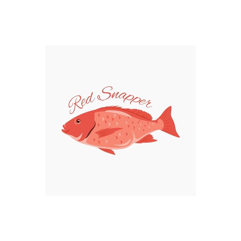 CafePress Red Snapper Fish Magnets 2.25" Round Magnet, Refrigerator Magnet