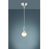 Trio Leuchten Cord 310100107 Pendant Light Metal Nickel Matt Excl.