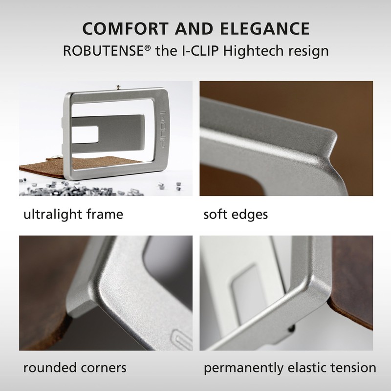 I-CLIP Robutense Soft Touch Wallet (Available in 7 Colours) I-clip