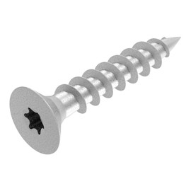 SECCARO Chipboard Screws 5 x 25 mm Galvanised Steel Wood Screw Fully Threaded TX/Hexalobular Pack of 250