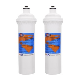 IPW Industries Inc-Omnipure - (ELF 5M-KDF-P) - 12.5" x 4" ELF-Series 5 Micron Carbon Block with KDF-55 & Phosphate Filter; Scale Inhibitor 2 Pack