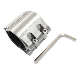 LifCratms Pipe Repair Clamp, Galvanized Pipe Repair Kit, Leak Repair Clamp for Plastic and Metal Pipes(56mm-59mm/2 inch)