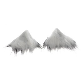 BESPORTBLE 1 Pair Plush Animal Ear Hair Clips Fluffy Decorative Barrettes for Themed Parties and Photography Props Comfortable and Durable Headwear for Cosplay and Costume Accessories