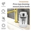 Foaming Soap Dispenser, Foam Hand Soap Dispenser with Silver Pump,
