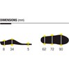 Sidas Unisex_Adult 3Feet Outdoor High Insoles/Sports, Several Colours (Multi-Coloured), 1